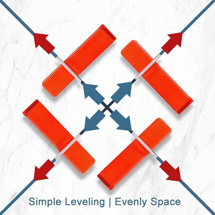 H-Fire Mid Tile Leveling System Clips 1/16" Tile Leveler Clips 1.5mm 2000 Pcs DIY Tile Leveler Spacers for Professional Ceramic Tile and Stone Installation - Image 5